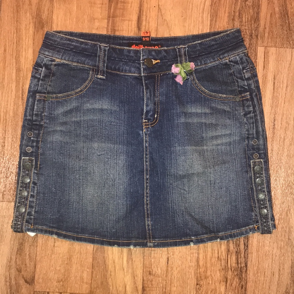 Vintage Dollhouse Denim Skirt
